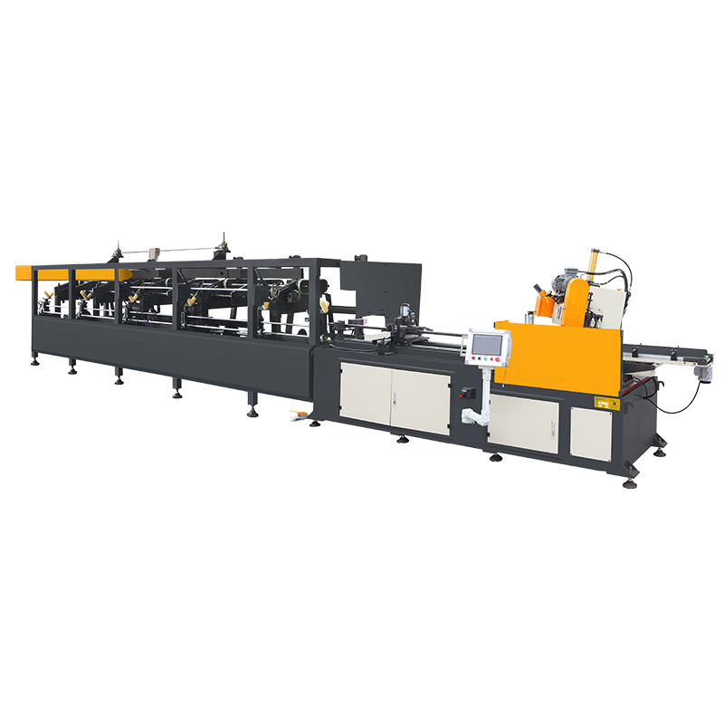 Automatic 45° pipe cutting machine with automatic loading