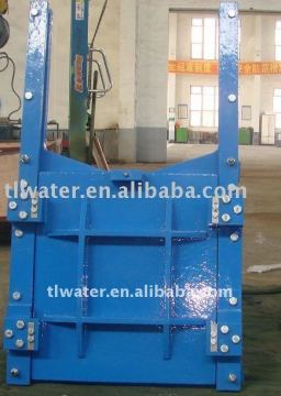 Square cast iron penstock valve