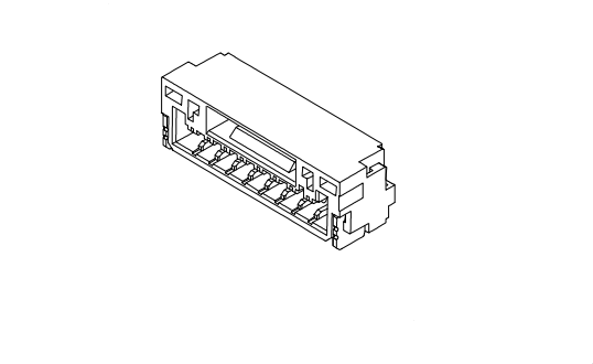 1,25 mm tonhöjd 90 ° Wafer-SMT AW1257R-S-XP