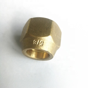 Short Forged Nut Brass Flare Tube Fitting