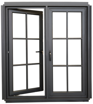 Hurricane Impact Aluminum Casement Windows Customized for Miami Approval