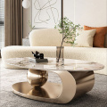 Mesa de café de alta moda Tabela de chá Gold Modern