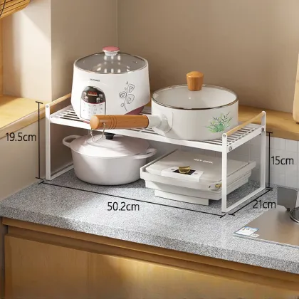 KINNO Multi-layer Pot Rack - Kitchen Corner Shelf & Storage Rack