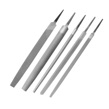 Assorted Size Steel Files with Pneumatic Tools