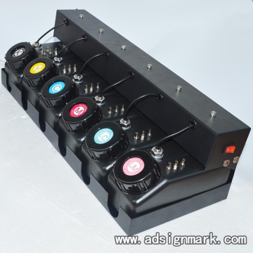 UV ink cartridges 1-liter continuous ink supply system Roland Mimaki Mutoh Epson Lecai Taimes CISS