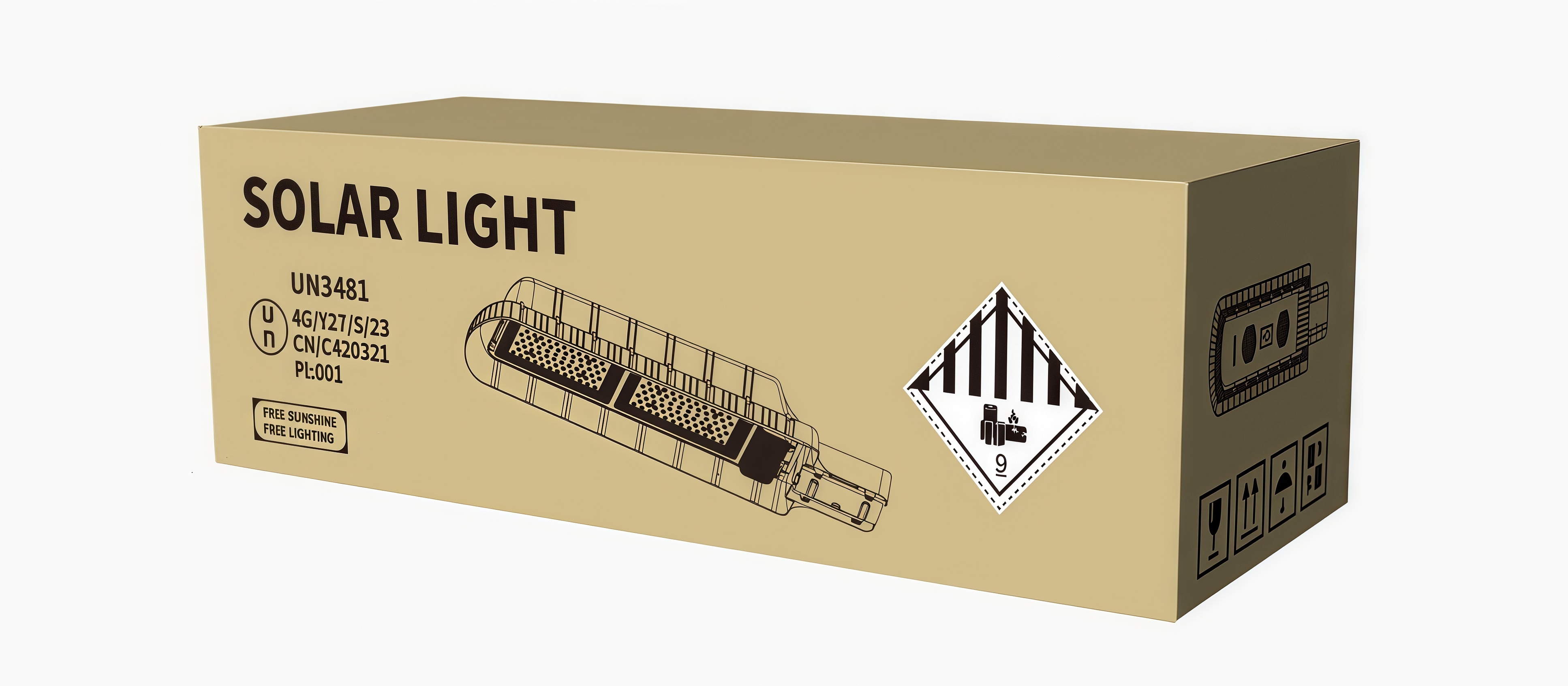 160W 180W Energy-saving Panel-Light Separate Street Solar Light Detail 5