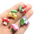 Multi Design 3D Colorful Mushroom Resin Cabochon Charms Beautiful Home Landscape Ornament Fairy Garden Accessories