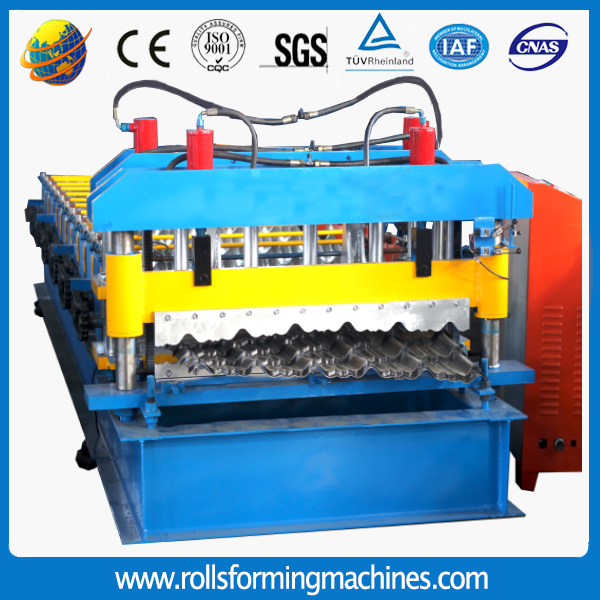 Colored Glazed Steel Roof Tile Roll Forming Machine