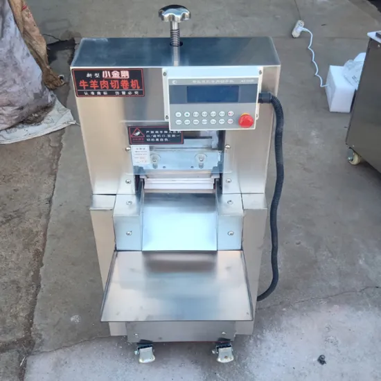 Commercial Lamb Ham Cheese Slicer CNC 2200W Freezing Meat Beef Roll Slicer
