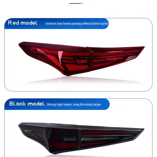 2021-2022 Toyota Highlander LED Tail Lamp - DRL, Rear Stop, Brake Animation Light