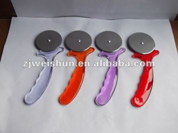 colorful plastic pizza knife /cake cutter