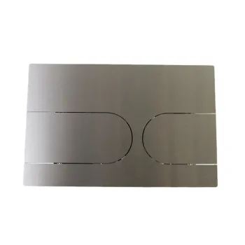 Bathroom SS304 Silver Toilet Dual Flush Plate for Concealed Cistern