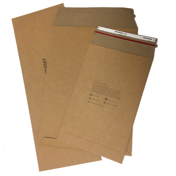 Custom Printed Recyclable Hard Paperboard Envelopes for Stickers - No Bending, Budget-Friendly Shipping Packaging