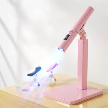 Mini UV LED Touch Nail Lampe avec écran LCD pour durcissement flash