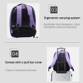 Business Backpack College Student Travel 300D Cationic Imperproofing Outdoor Travel Travel-Absorbing Travel Travel Backpack