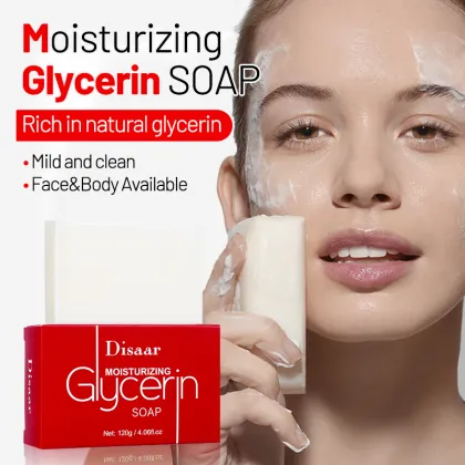 Organic Glycerin Soap 120g - Milk Extract for Softening and Brightening Skin