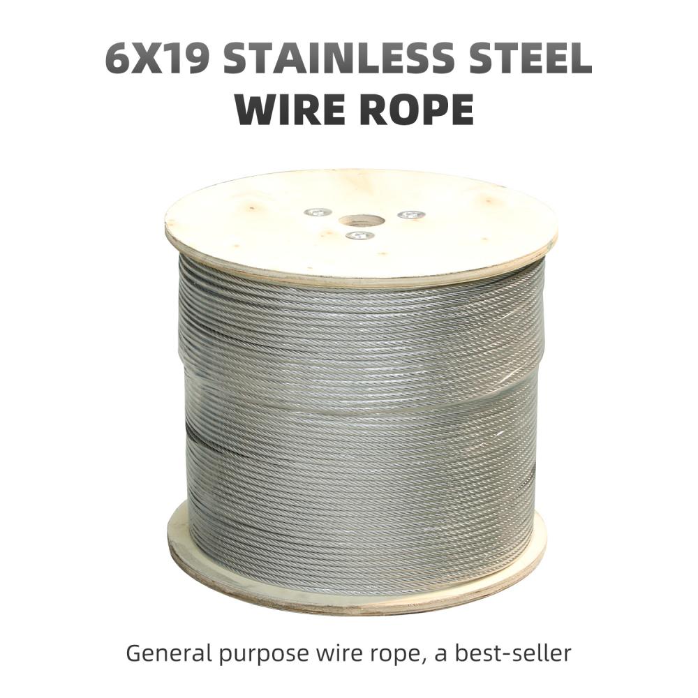 6*19+FC Stainless Steel Wire Rope