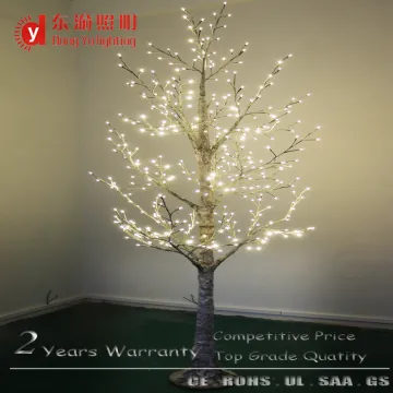 christmas holiday wedding party outdoor decorated led sparkling branch tree light
