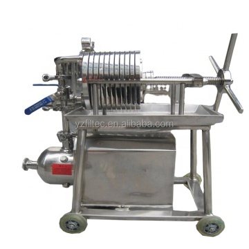 laboratory use small stainless steel muti layer filter plate filter press for laboratory application