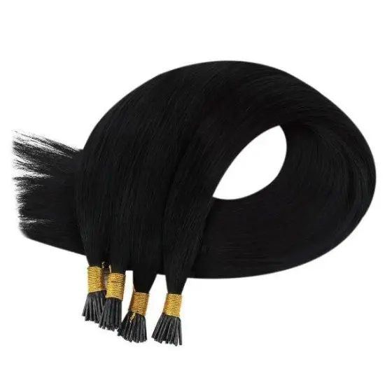 Hot Selling Natural European I/U/Flat Tip Hair Extension Human Hair Double Drawn Remy Hair Extension I U V Flat Tip Hair