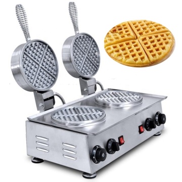 Non Stick Professional Heavy Duty Electric Double Waffle Maker Machine