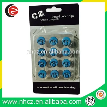 Blue Button Push Pin