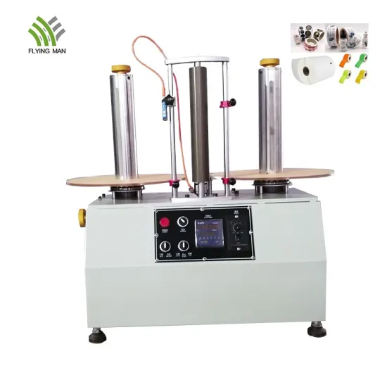 Horizontal Tabletop Aluminum Foil Rewinding Machine