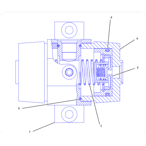 Quarry truck 773E tension adjuster 2050557/205-0557