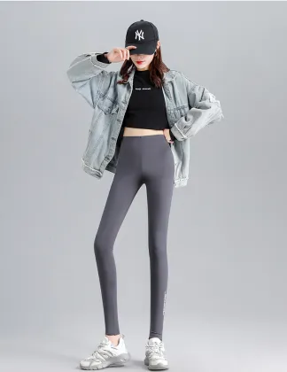 New Arrivals Fitness Women Skinny Solid Pants