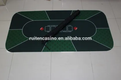 Rubber Poker Table Mat POKER LAYOUT POKER FELT