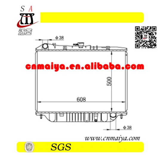 aluminum auto parts for radiator