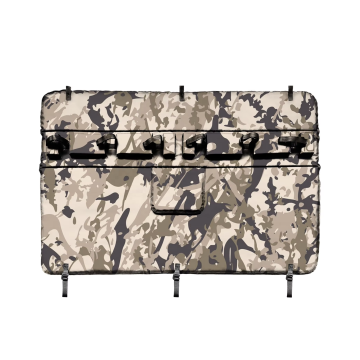 Sports-Style 5-Bike Rack with PVC Top and Flannel Bottom Tailgate Bike Pads for Truck Protection