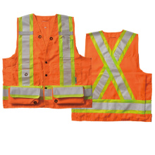 Safety vest with id pocket