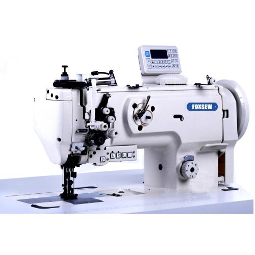Twin Needle Triple Feed Split à aiguille SOFA Machine de couture