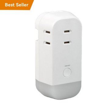 Universal Power Socket Extension with Emergency LED Light