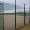 Vista de malla de alambre de protección de seguridad