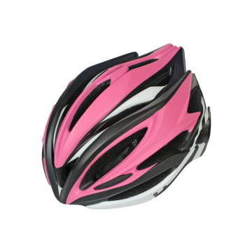 Classic Pink Black Adult Bicycle Helmet for Safety Cycling Sport Bikes