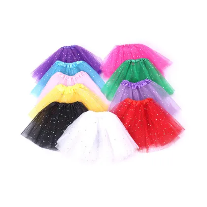 Fashion Baby Kids Girls Princess Stars Sequins Party Dance Ballet Tutu Skirts tule skirt girls children skirt