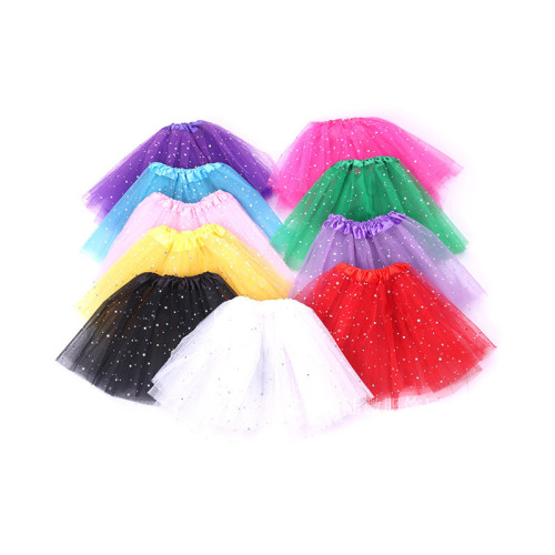 Fashion Baby Kids Girls Princess Stars Sequins Party Dance Ballet Tutu Skirts tule skirt girls children skirt