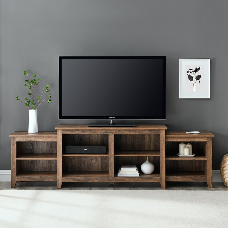 Wooden Tv Stand With Showcase