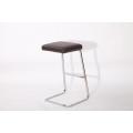 Restaurant Leather Bar Stool Mies van der Rohe leather barstool Supplier