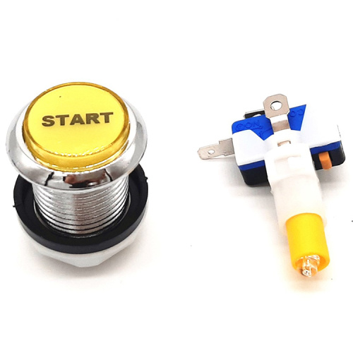 Custom Words Arcade Push Button 33mm With Led