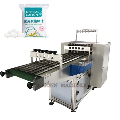 Cotton Thread Ball Processing Machine - 15kg/h Cotton Ball Dispenser