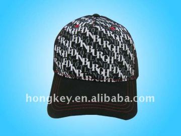 5-panel adjustable printing cap