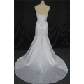 Customize Pure white/ivory Plus Size Church Mermaid Tulle Lace Pearl Bride wedding dresses for women gowns