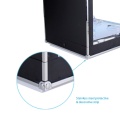 Apex Acrylic Tabletop LED Kecantikan Display Stand