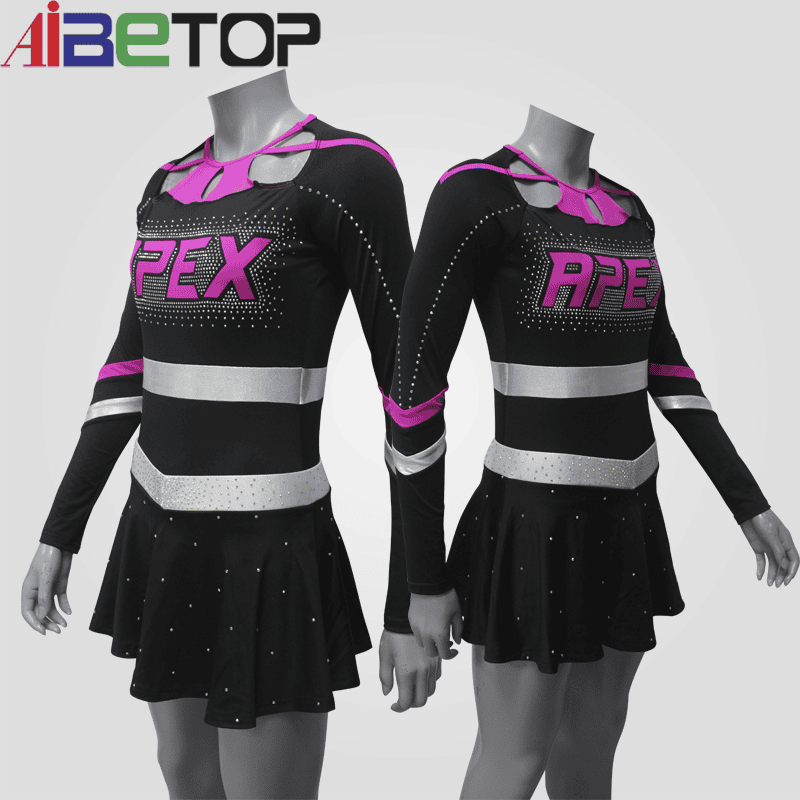 all star pink cheerleading uniform for girls cheer tumbling2
