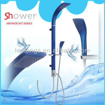 Leelongs Bathroom Alu Colorful Rainfall Shower Set