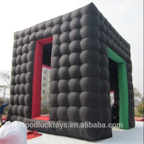 wedding infaltable photobooth led photo booth self service cube pavilion inflatable photo booth