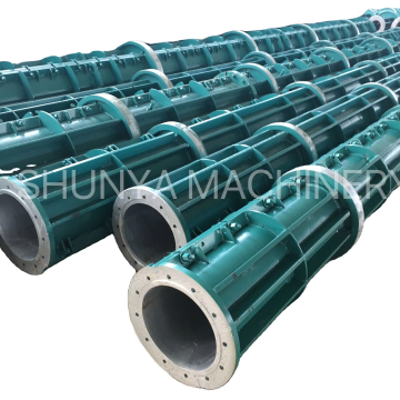 Concrete Pole Production Line: Centrifugal Spinning Machine and Steel Mold